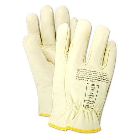 MAGID PowerMaster 12507 Low Voltage Leather Lineman's Protector Glove 12507-10